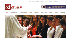 Desktop Screenshot of catholic-sf.org